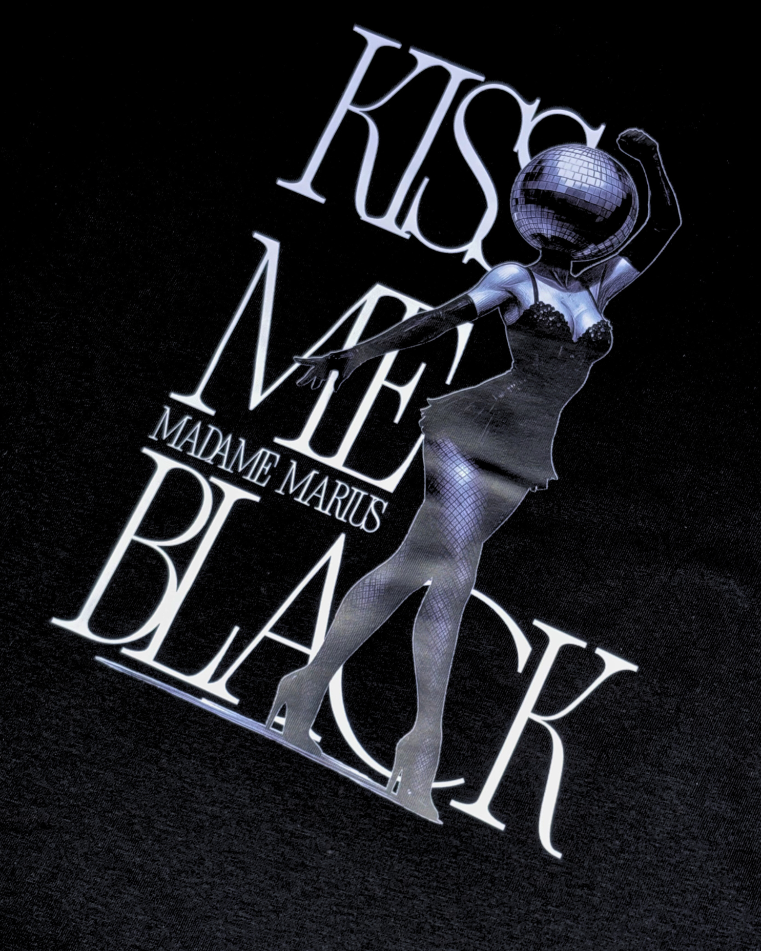 T-Shirt — KMB Black Oversize by Madame Marius®